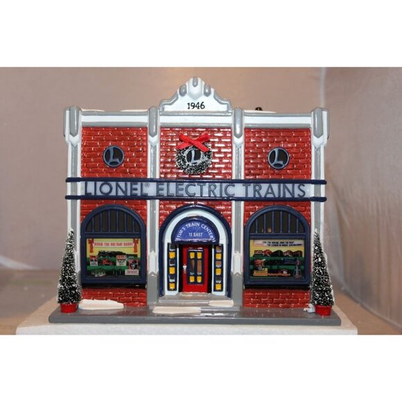Dept 56 Snow Village - Lionel Electric Train Shop - Picture 1 of 7